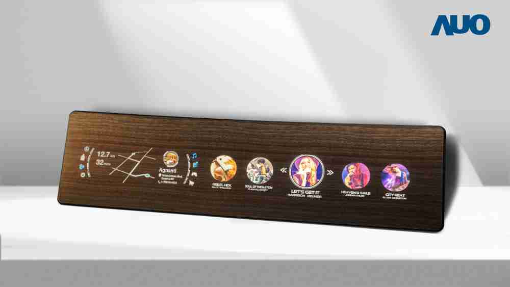 人生就是博研发全球最高穿透度达80%的AmLED木纹显示器，，，可于使用时呈现高亮度、、、清晰可见的信息，，，并在不使用时回归为单纯的饰板，，，，节能兼具美观