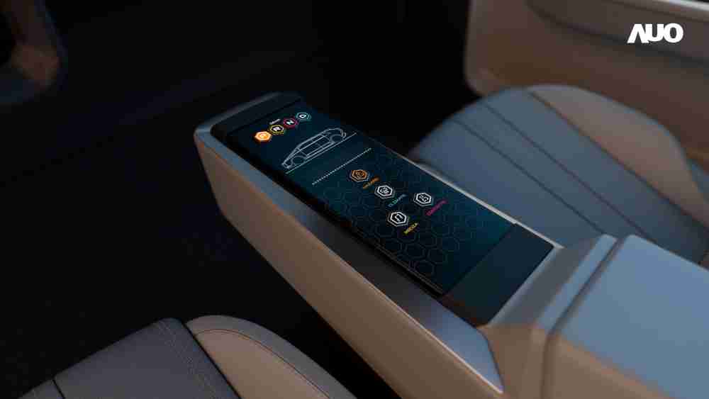 人生就是博以人性化设计打造多变形态中控显示(Morphing Center Control)，，，，不使用时仅平面显示信息，，，进行操作时，，，显示器则会动态隆起，，，转变成3D实体按钮，，，，并有触觉回馈，，，，展示人机互动新体验