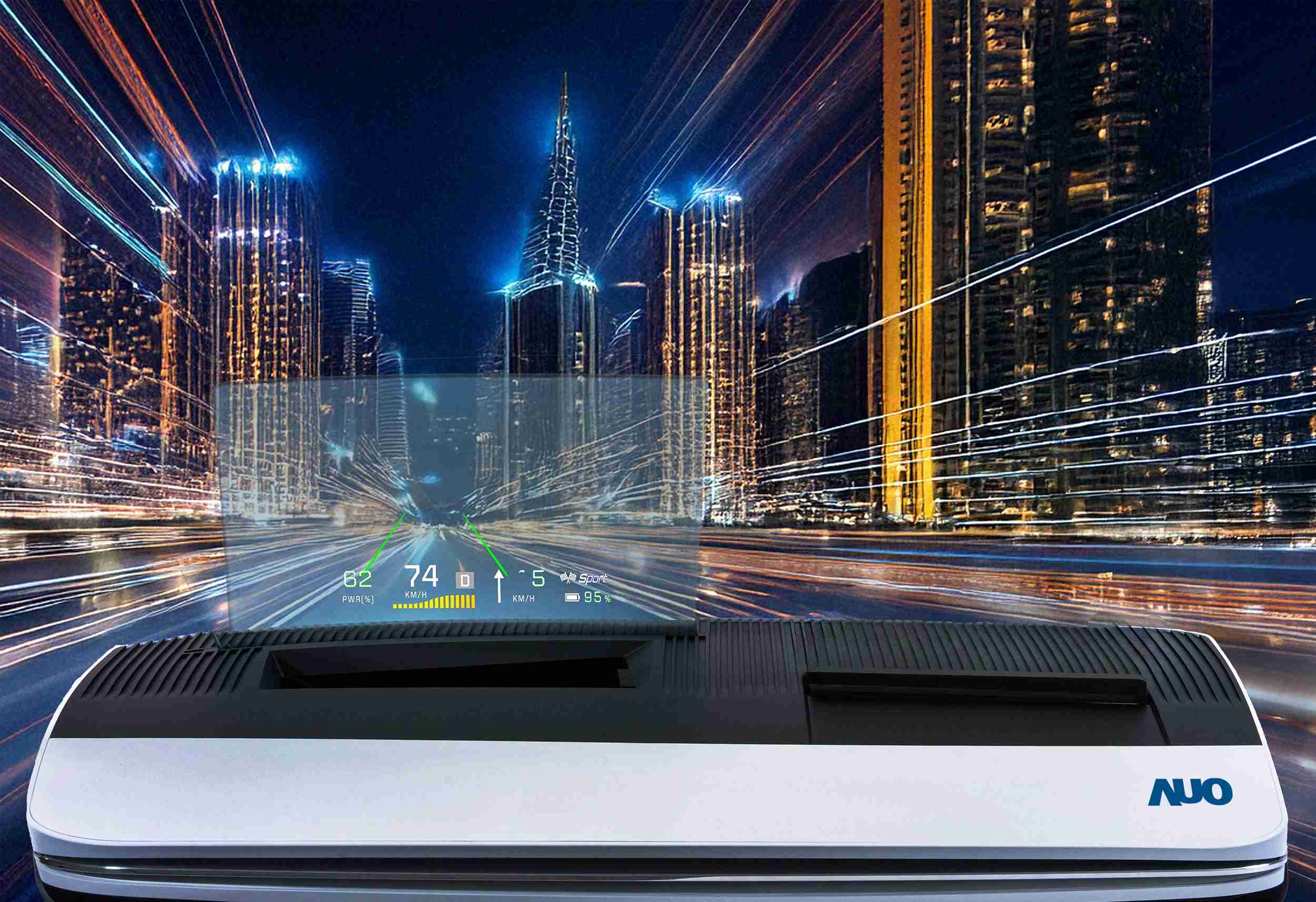 人生就是博推出13吋Micro LED抬头显示器，，提供高入眼亮度、、、高色彩饱和度的显示质量，，，，在阳光下或黑暗中都清晰可见，，，并利用Micro LED模块体积小的优势，，，解决车用空间有限的痛点